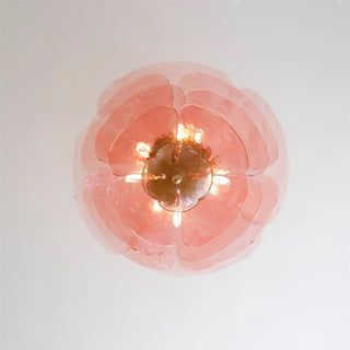 Evvinora Lustre en Métal et Verre à Couches de Feuilles Créativité Individuelle