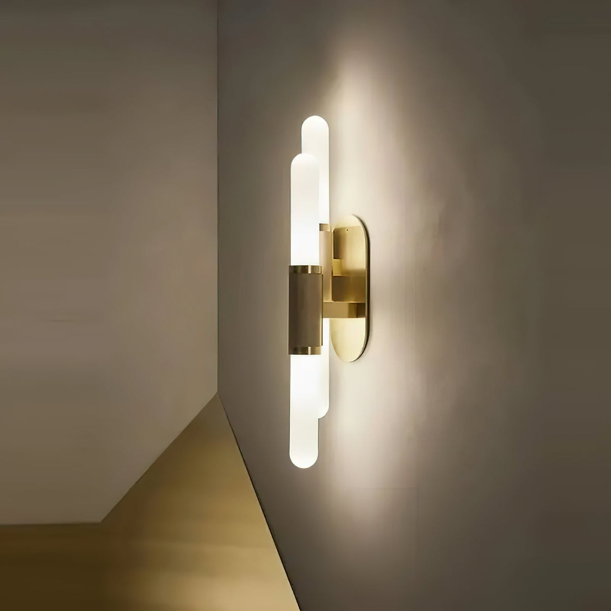 Glenesa Applique Murale Moderne Minimaliste en Métal et Verre
