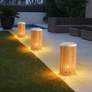 Linden Column Solar Outdoor Lamp-Neutral Decor