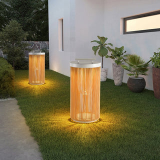 Linden Column Solar Outdoor Lamp-Neutral Decor