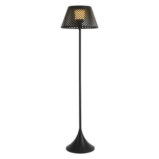 Callum Woven Solar Floor Lamp-Neutral Decor