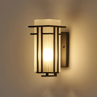 Lustra Lampe Murale Extérieure en Fer Lanterne Rétro-Luire