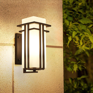 Lustra Lampe Murale Extérieure en Fer Lanterne Rétro-Luire