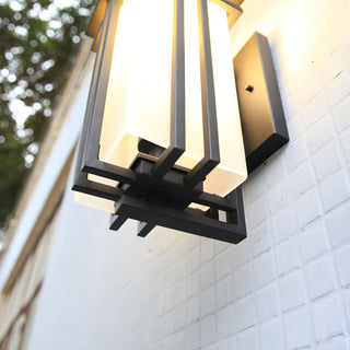 Lustra Lampe Murale Extérieure en Fer Lanterne Rétro-Luire