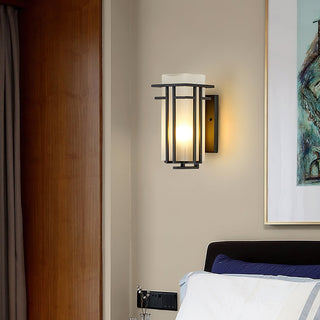 Lustra Lampe Murale Extérieure en Fer Lanterne Rétro-Luire