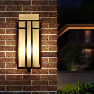 Lustra Lampe Murale Extérieure en Fer Lanterne Rétro-Luire