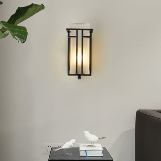 Lustra Lampe Murale Extérieure en Fer Lanterne Rétro-Luire
