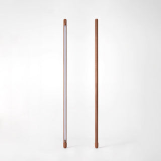 Echo Lampadaire en Bois Moderne Linéaire