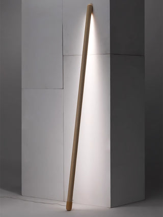 Echo Lampadaire en Bois Moderne Linéaire