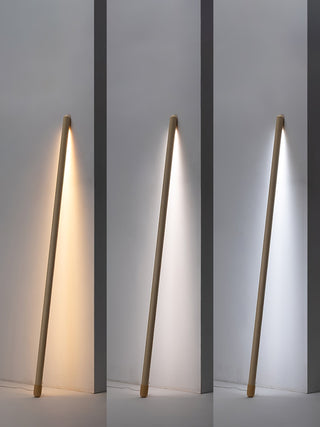 Echo Lampadaire en Bois Moderne Linéaire