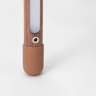 Echo Lampadaire en Bois Moderne Linéaire