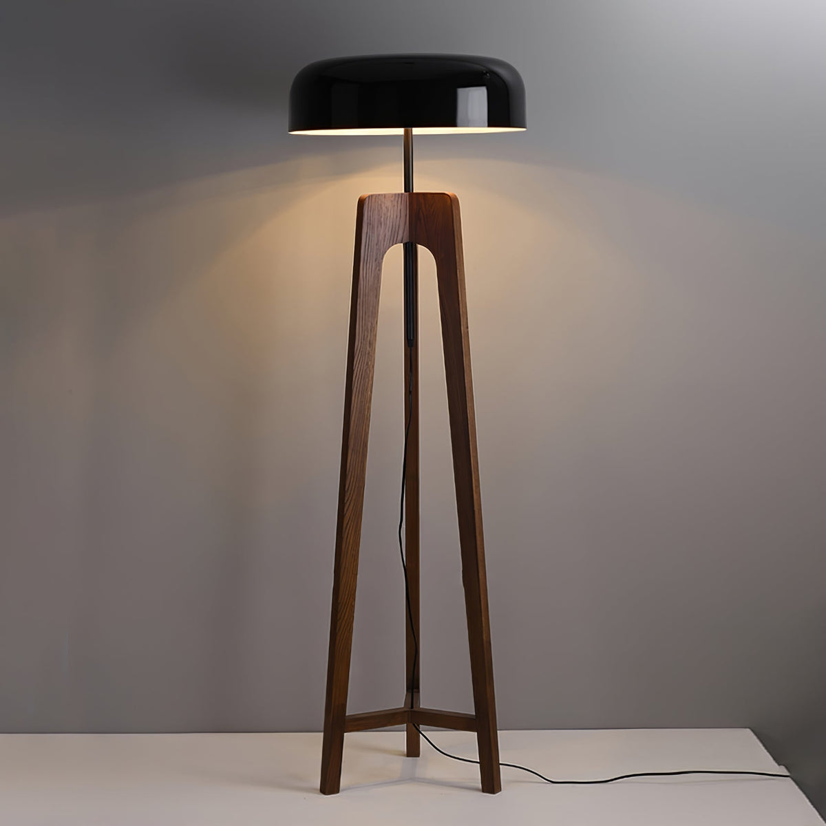 Kovain Lampadaire en Bois Minimaliste