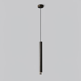 Cetheel Lampe Suspendue Minimaliste en Laiton et Plastique
