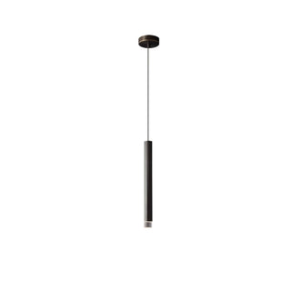 Cetheel Lampe Suspendue Minimaliste en Laiton et Plastique