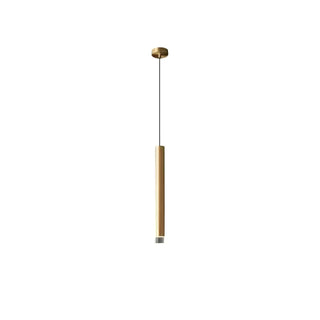 Cetheel Lampe Suspendue Minimaliste en Laiton et Plastique