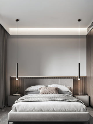 Cetheel Lampe Suspendue Minimaliste en Laiton et Plastique