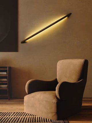 Evvinos Moderne Minimaliste Linéaire Bois Luminaire Mural