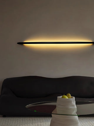 Evvinos Moderne Minimaliste Linéaire Bois Luminaire Mural