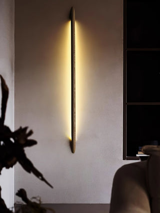 Evvinos Moderne Minimaliste Linéaire Bois Luminaire Mural