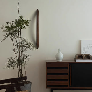 Evvinos Moderne Minimaliste Linéaire Bois Luminaire Mural