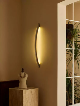 Evvinos Moderne Minimaliste Linéaire Bois Luminaire Mural