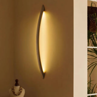 Evvinos Moderne Minimaliste Linéaire Bois Luminaire Mural