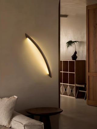 Evvinos Moderne Minimaliste Linéaire Bois Luminaire Mural