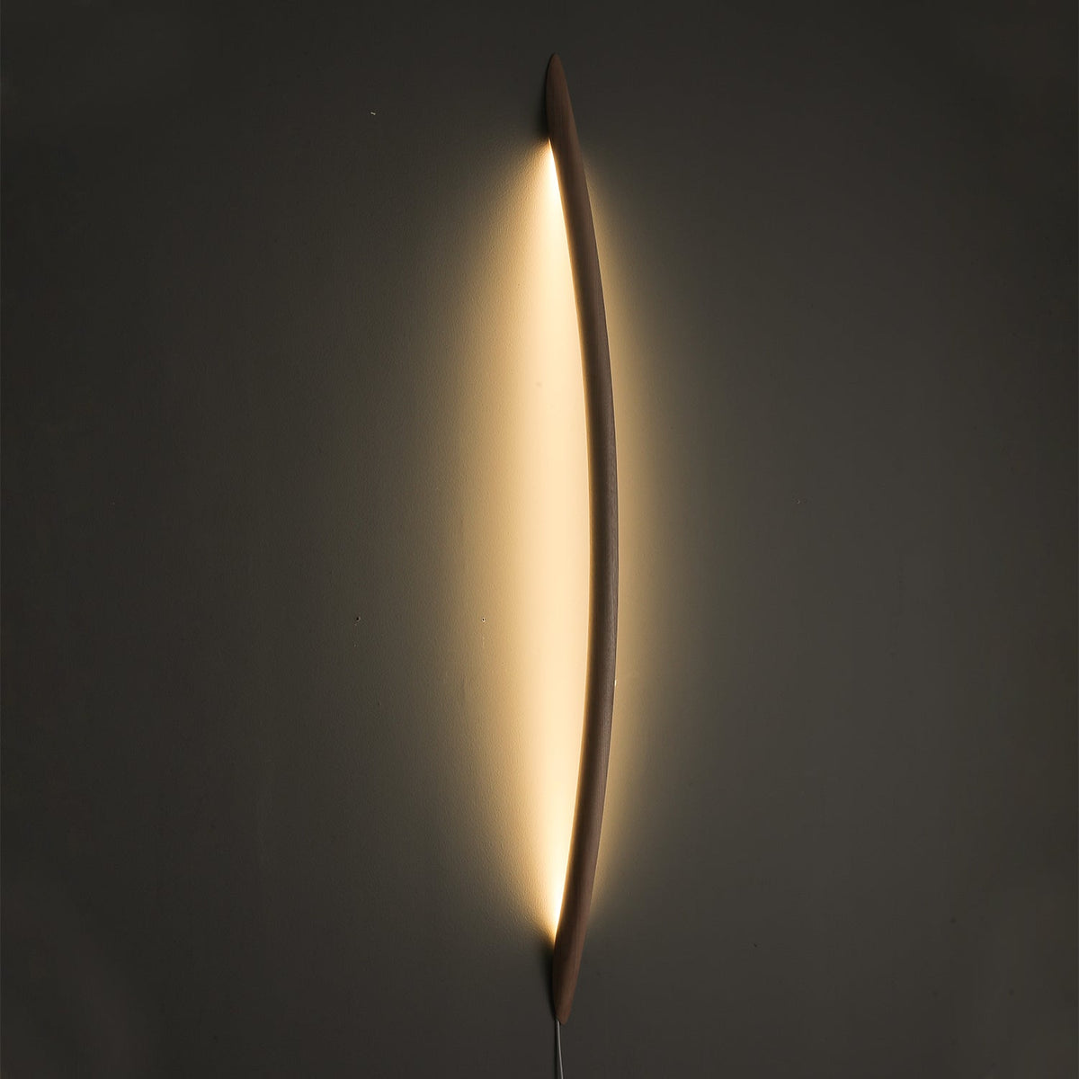 Auria Moderne Minimaliste Linéaire Bois Luminaire Mural