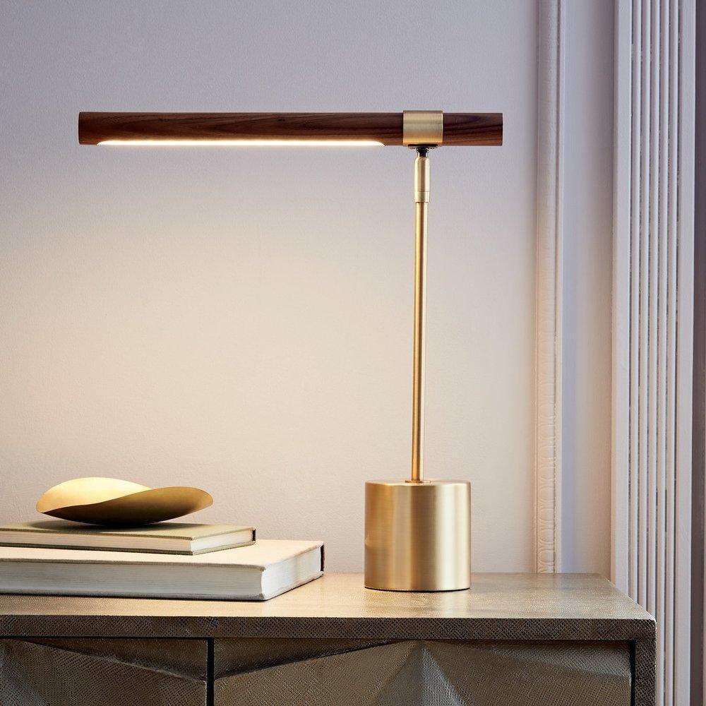 Elauine Lampe de Table Minimaliste Linéaire