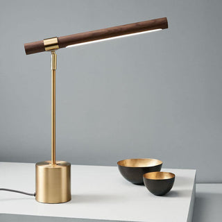 Elauine Lampe de Table Minimaliste Linéaire