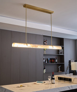 Ilraea Suspension Linéaire en Albâtre