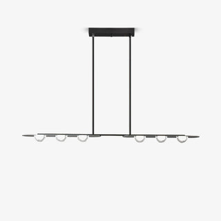 Aurora Suspension Linéaire Verre Minimaliste