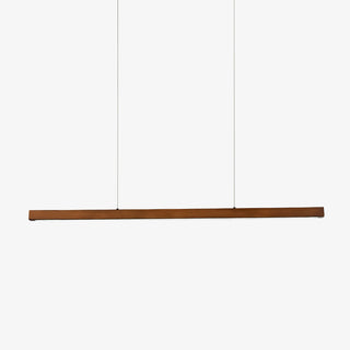 Elowen Suspension linéaire minimaliste en bois-Luire
