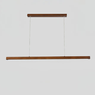 Elowen Suspension linéaire minimaliste en bois-Luire