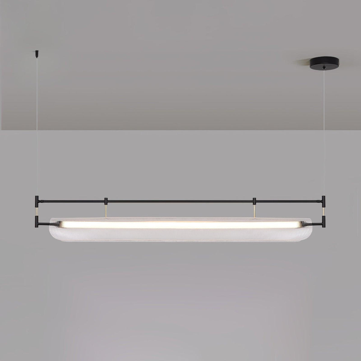 Zorista Lustre Linéaire en Acrylique Long