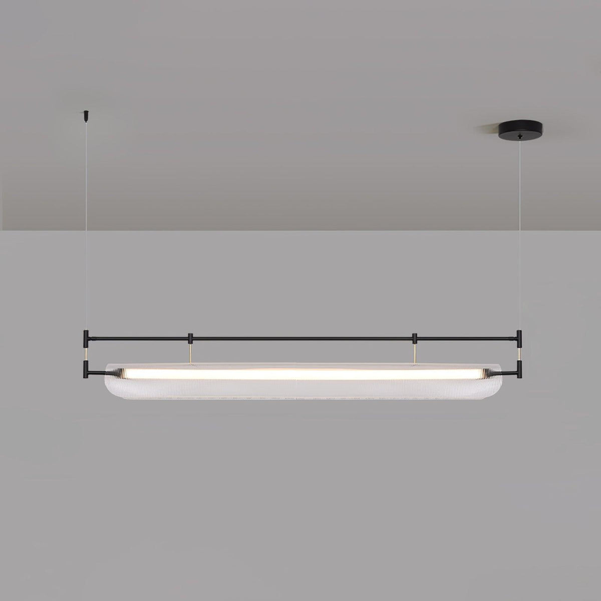 Zorista Lustre Linéaire en Acrylique Long