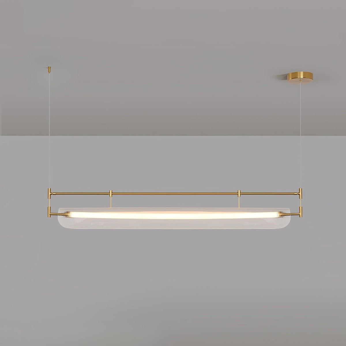 Zorista Lustre Linéaire en Acrylique Long