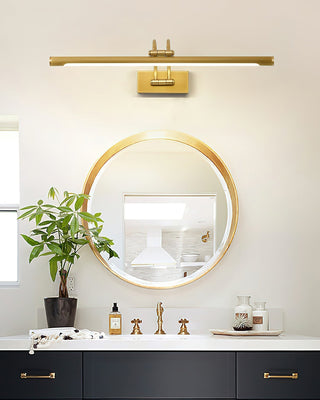 Fergus Applique Murale Linéaire Coiffeuse Laiton