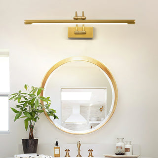 Fergus Applique Murale Linéaire Coiffeuse Laiton