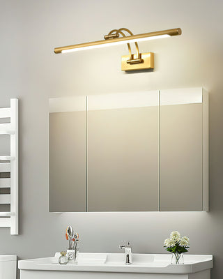 Fergus Applique Murale Linéaire Coiffeuse Laiton