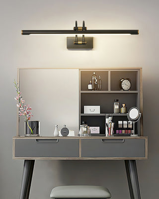 Fergus Applique Murale Linéaire Coiffeuse Laiton