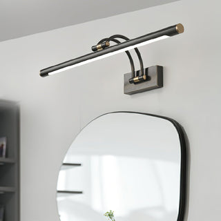 Fergus Applique Murale Linéaire Coiffeuse Laiton