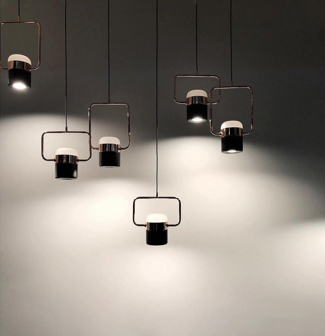 Osoria Suspension Ajustable en Verre avec Laiton