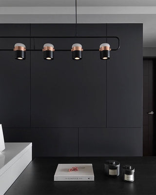 Solara Suspension Ajustable en Verre avec Laiton