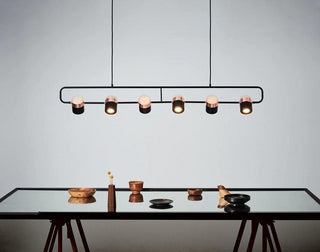 Solara Suspension Ajustable en Verre avec Laiton