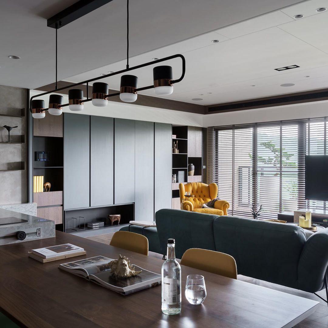 Osoria Suspension Ajustable en Verre avec Laiton