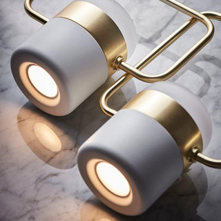 Solara Suspension Ajustable en Verre avec Laiton