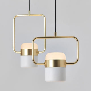Solara Suspension Ajustable en Verre avec Laiton