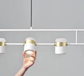 Solara Suspension Ajustable en Verre avec Laiton