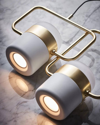 Solara Suspension Ajustable en Verre avec Laiton